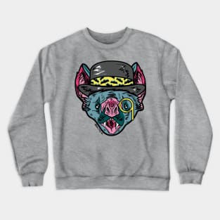 Bat Face Gentleman Crewneck Sweatshirt